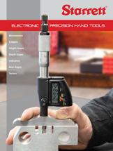 Starrett electronic precision hand tools catalog image