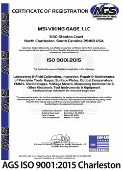ISO 9001 Certification Charleston, SC Lab